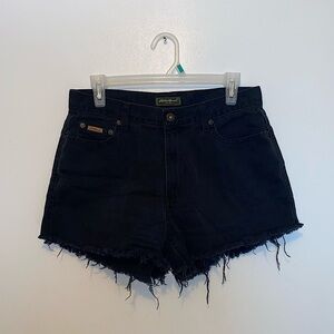 SOLD Eddie Bauer Cutoff Denim Shorts in Black 10